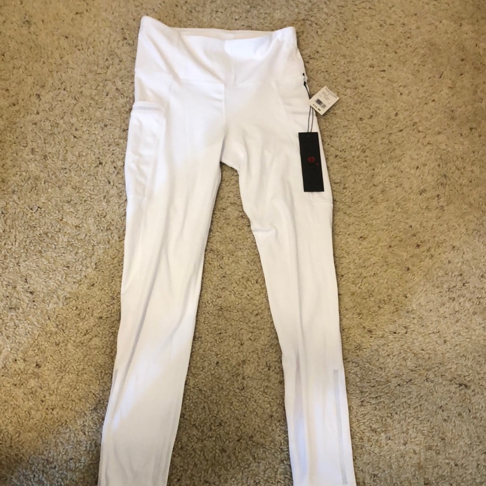 White leggings